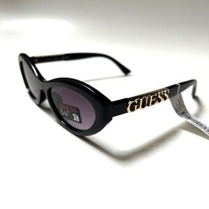 New Original GUESS Cat Eye Retro 50's Sunglasses GO00070 Acetate Black Logo